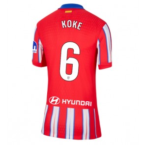 Atletico Madrid Koke #6 Domaci Dres za Ženska 2024-25 Kratak Rukavima